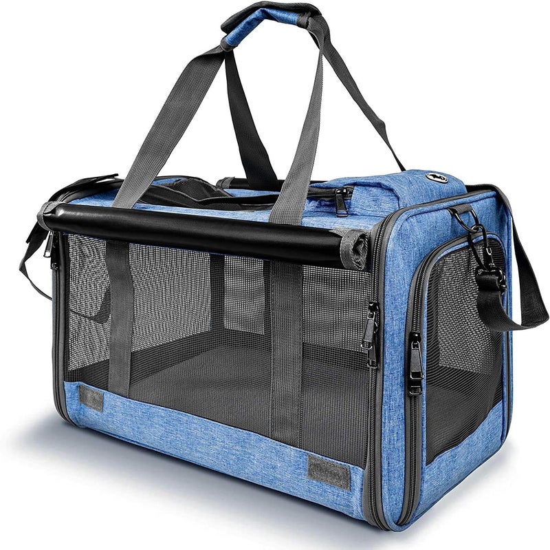 GAPZER Pet Carrier for Large and Medium Cats, Soft-Sided Pet Carrier for Big Medium Cats and Puppy, Dog Carriers Cat Carriers Pet Privacy Protection Travel Carriers - Image 1